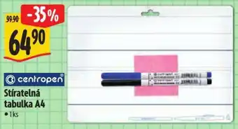 Albert Centropen Stíratelná tabulka A4 nabídka