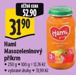 Albert Hami Masozeleninový příkrm nabídka