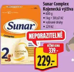 Albert Sunar Complex Kojenecká výživa nabídka