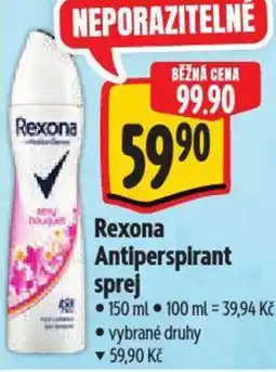 Albert Rexona Antiperspirant sprej nabídka