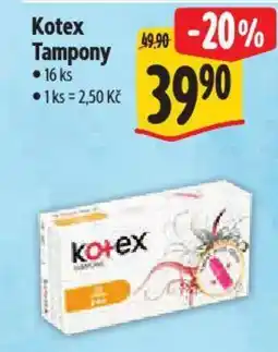 Albert Kotex Tampony nabídka