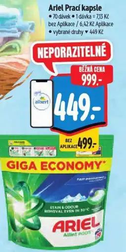 Albert Ariel Prací kapsle nabídka