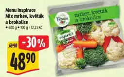 Albert Menu Inspirace Mix mrkev, květák a brokolice nabídka