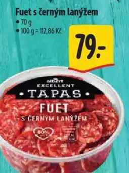 Albert Fuet s černým lanýžem nabídka