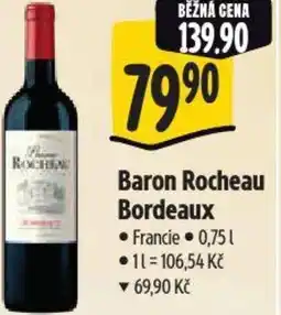 Albert Baron Rocheau Bordeaux nabídka