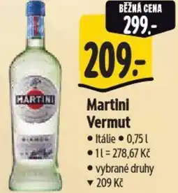 Albert Martini Vermut nabídka