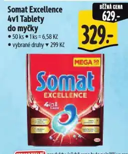 Albert Somat Excellence 4v1 Tablety do myčky nabídka