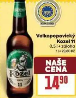 Billa Velkopopovický Kozel 11 nabídka