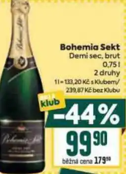 Billa Bohemia Sekt Demi sec, brut nabídka