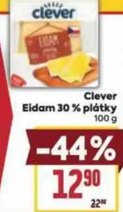 Billa Clever Eidam 30% plátky nabídka