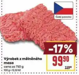 Billa Výrobek z mělněného masa nabídka