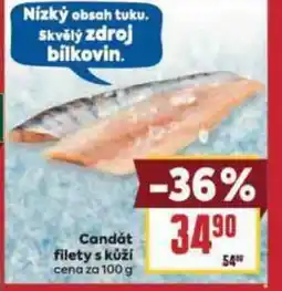 Billa Candát filety s kůží c nabídka
