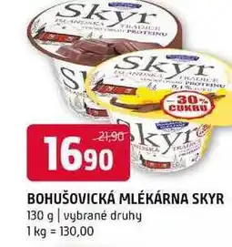 Terno Bohušovická mlékárna Skyr 130g nabídka