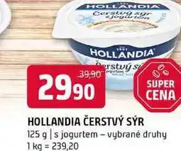 Terno Hollandia čerstvý sýr 125g nabídka