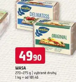 Terno WASA 270-275 g vybrané druhy nabídka