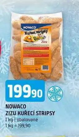Terno Nowaco zizu kuřecí stripsy 1 kg obalované nabídka