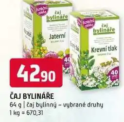 Terno ČAJ BYLINÁŘE 64 g čaj bylinný vybrané druhy nabídka