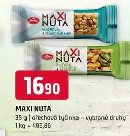 Terno MAXI NUTA 35 g ořechová tyčinka vybrané druhy nabídka
