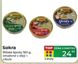 Tamda Foods Sokra Rižské šproty smažené v oleji + cibule nabídka