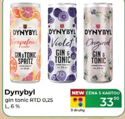 Tamda Foods Dynybyl gin tonic RTD nabídka