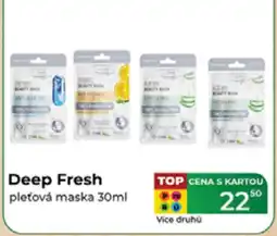 Tamda Foods Deep Fresh pleťová maska nabídka