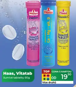 Tamda Foods Haas, Vitatab šumivé tabletky nabídka