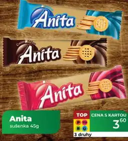 Tamda Foods Anita sušenka nabídka