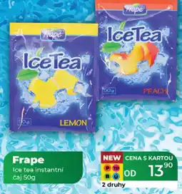 Tamda Foods Frape Ice tea instantní čaj nabídka