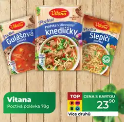 Tamda Foods Vitana Poctivá polévka nabídka