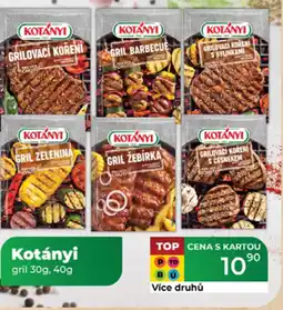 Tamda Foods Kotányi gril nabídka