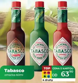 Tamda Foods Tabasco omáčka nabídka