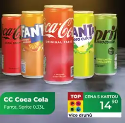 Tamda Foods CC Coca Cola Fanta, Sprite nabídka