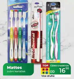 Tamda Foods Mattes zubní kartáček nabídka