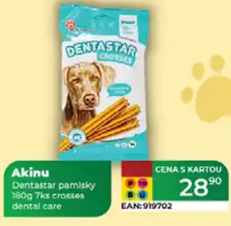 Tamda Foods Akinu Dentastar pamlsky crosses dental care nabídka