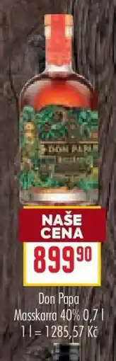 Billa Don Papa Masskara 40% 0,7 l nabídka