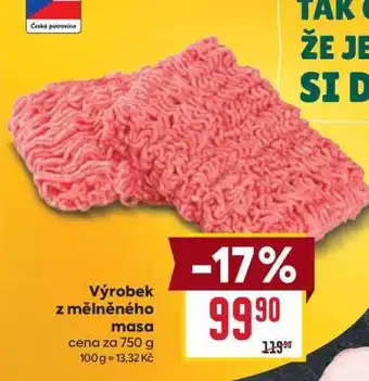 Billa Výrobek z mletého masa nabídka