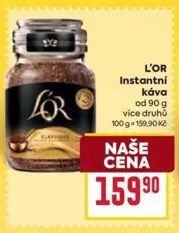 Billa L'OR Instantní káva nabídka