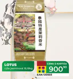 Tamda Foods LOTUS rýže jasmínová nabídka