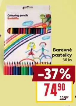 Billa Barevné pastelky 36 ks nabídka