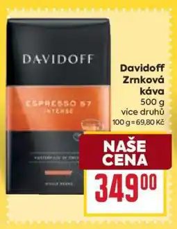 Billa Davidoff zrnková káva nabídka