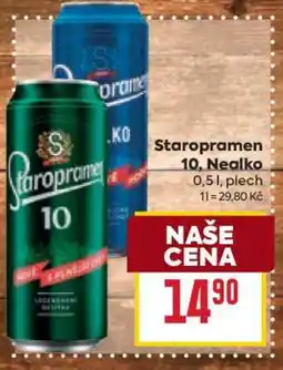 Billa Staropramen 10, Nealko nabídka