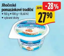Albert Jihočeské Pomazánkové tradiční nabídka