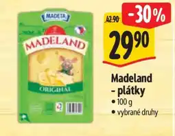 Albert Madeland plátky nabídka