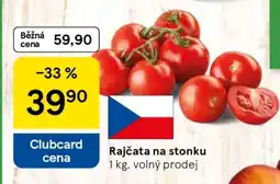 Tesco Rajčata na stonku nabídka