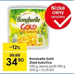 Tesco Bonduelle Gold Zlatá kukuřice nabídka