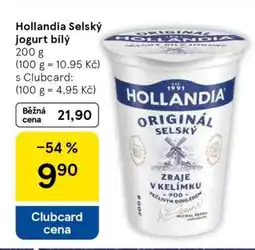 Tesco Hollandia Selský jogurt bílý nabídka