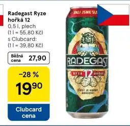 Tesco Radegast Ryze Hořká 12 nabídka