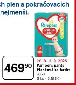 Tesco Pampers Pants Plenkové kalhotky nabídka