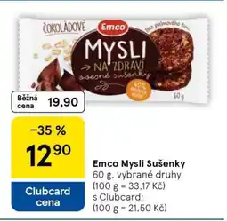 Tesco Emco Mysli sušenky nabídka