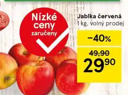 Tesco Jablka červená nabídka
